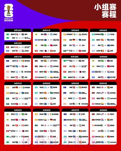 世界杯小组赛赛程哪个平台好 世界杯小组赛赛程哪个平台好